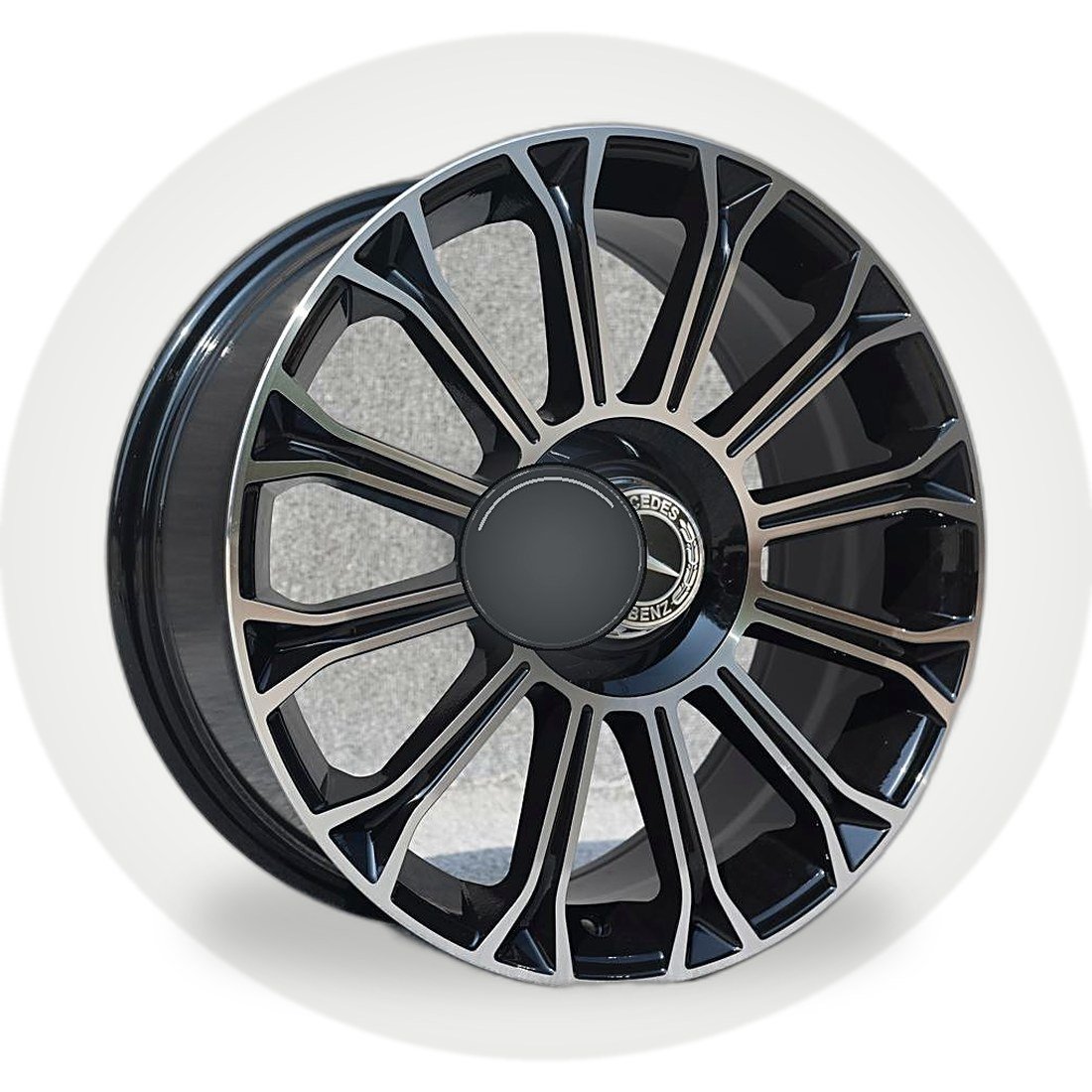 F87H887F 18 inch 6x139.7 wheel Black Machine Face